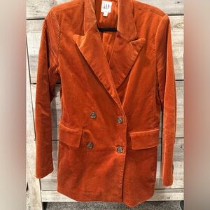 Gap corduroy blazer. Size 10. Perfect for fall!